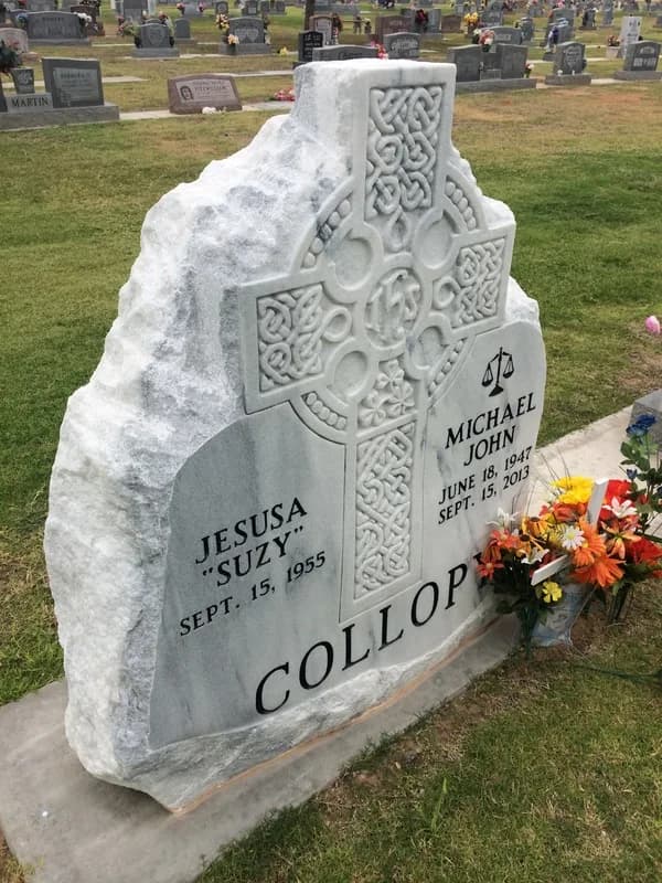 Custom granite memorial by Sadler & Son Monument Works, CM 57