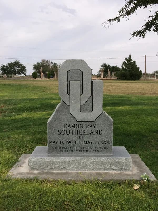 Custom granite memorial by Sadler & Son Monument Works, CM 05