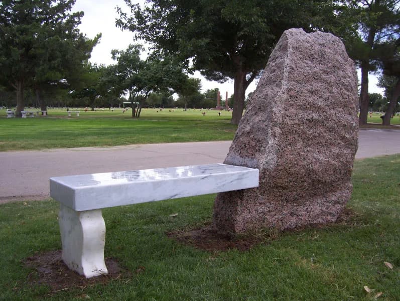 Custom granite memorial by Sadler & Son Monument Works, CM 06
