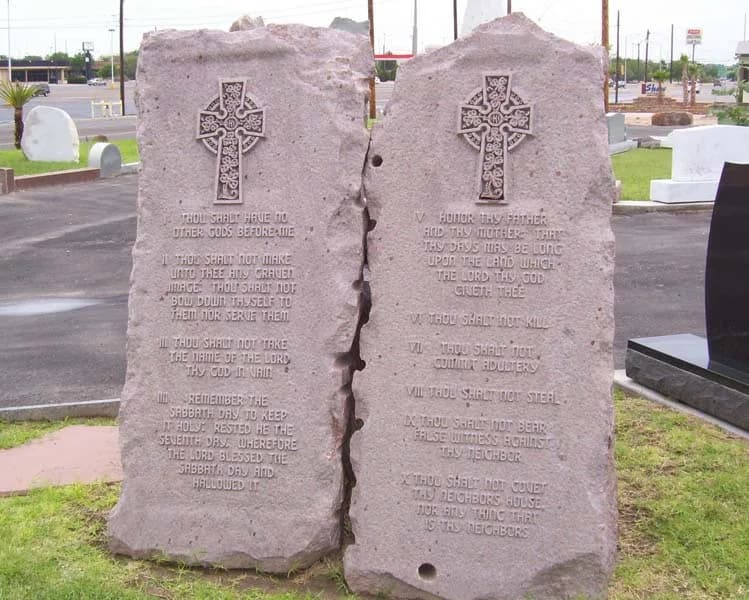 Custom granite memorial by Sadler & Son Monument Works, CM 09