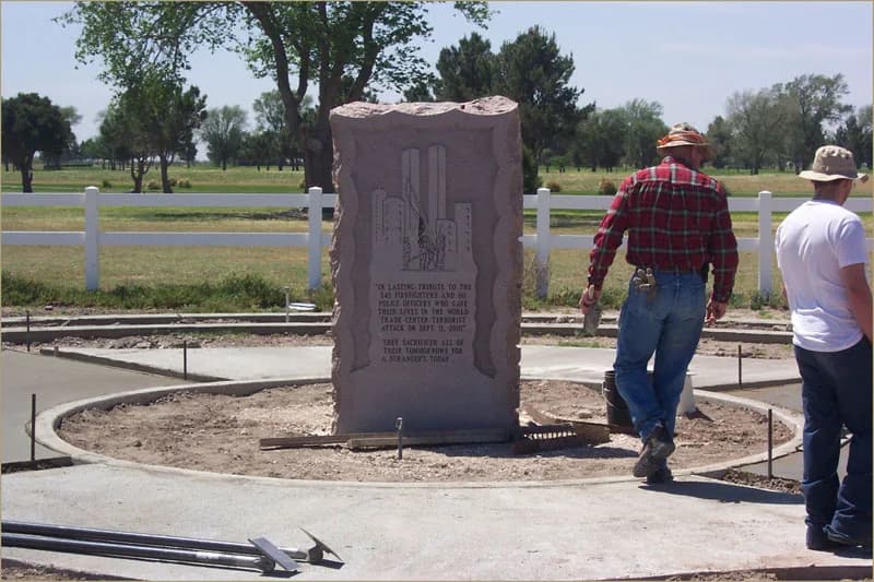 Custom granite memorial by Sadler & Son Monument Works, CM 10