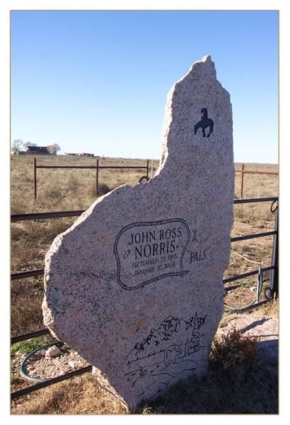Custom granite memorial by Sadler & Son Monument Works, CM 13