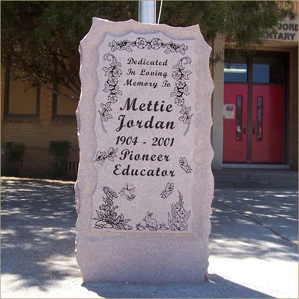Custom granite memorial by Sadler & Son Monument Works, CM 14