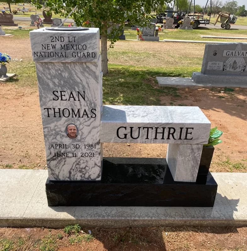 Custom granite memorial by Sadler & Son Monument Works, CM 29