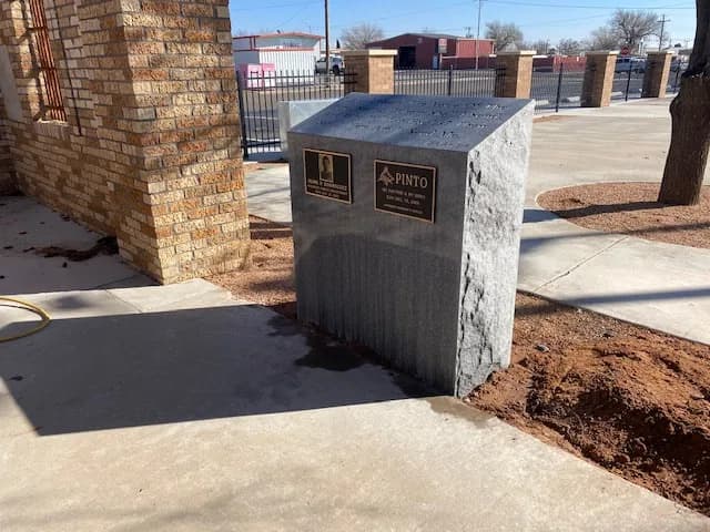 Custom granite memorial by Sadler & Son Monument Works, CM 39