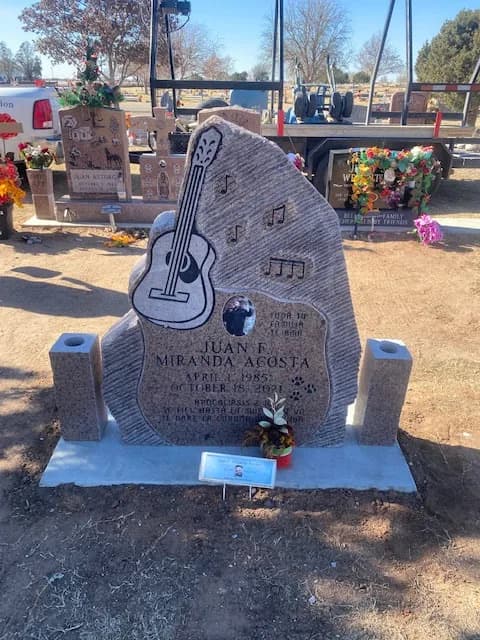 Custom granite memorial by Sadler & Son Monument Works, CM 74
