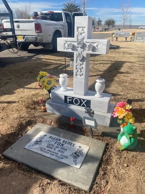 Custom granite memorial by Sadler & Son Monument Works, CM 42