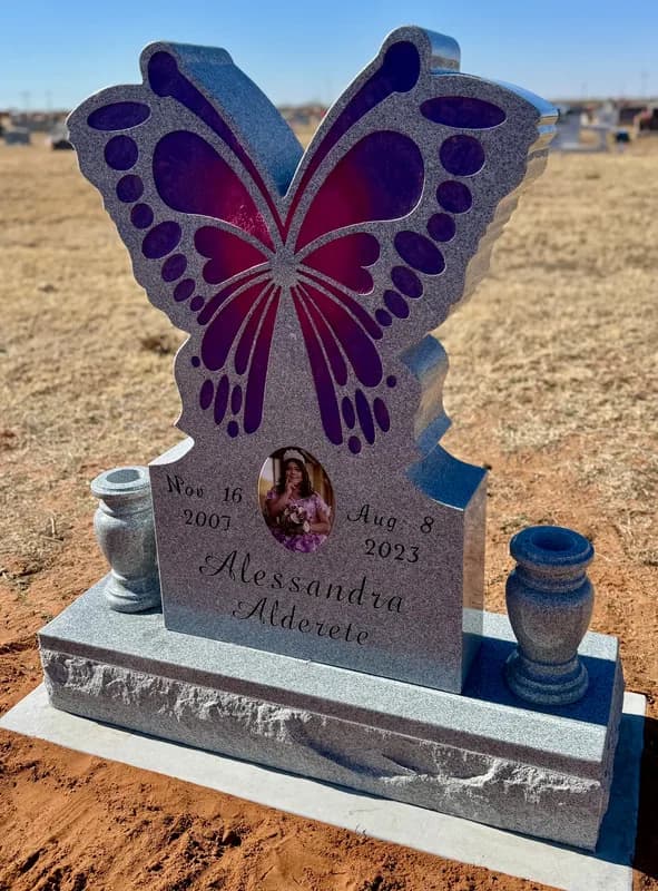 Custom granite memorial by Sadler & Son Monument Works, CM 48