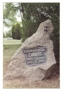 Custom granite memorial by Sadler & Son Monument Works, CM 80