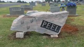 Custom granite memorial by Sadler & Son Monument Works, CM 82