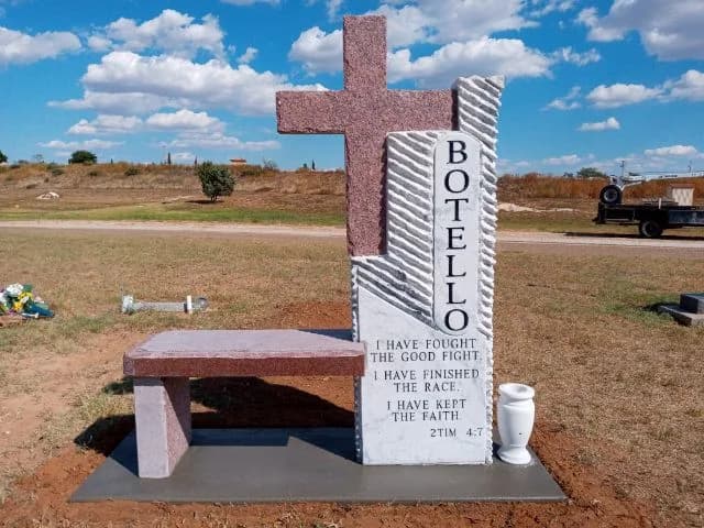 Custom granite memorial by Sadler & Son Monument Works, CM 53