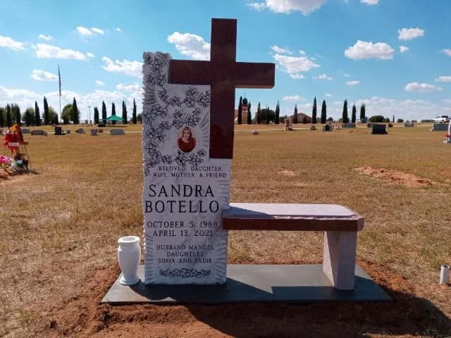 Custom granite memorial by Sadler & Son Monument Works, CM 54