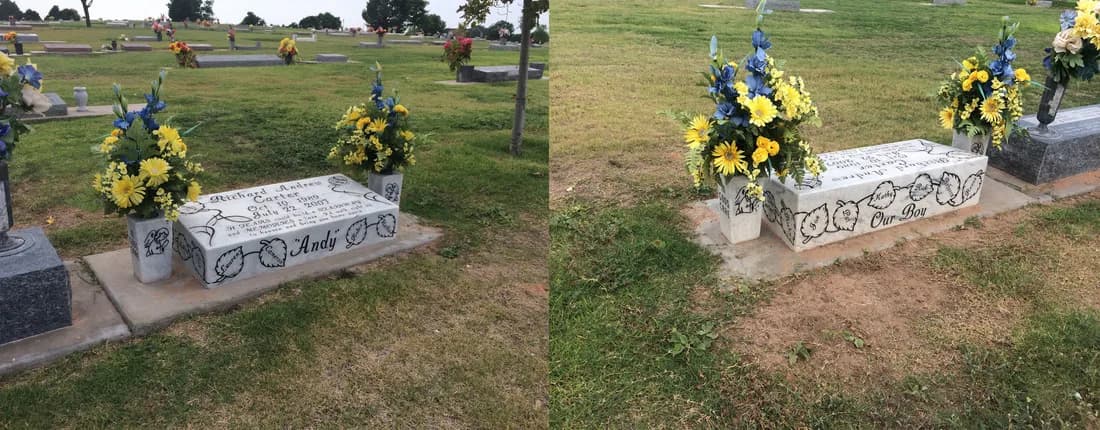 Flat/Beveled granite memorial by Sadler & Son Monument Works, FB 03