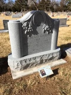 Single Upright granite memorial by Sadler & Son Monument Works, SU 52