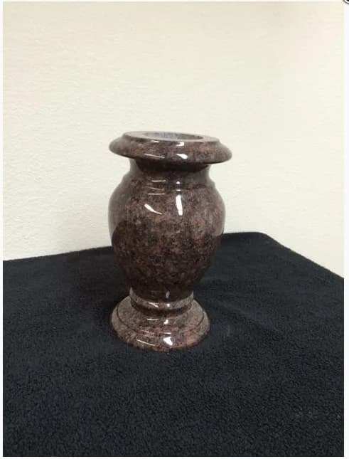 Vases granite memorial by Sadler & Son Monument Works, VA 02