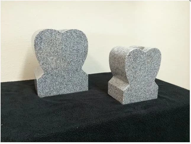 Vases granite memorial by Sadler & Son Monument Works, VA 05
