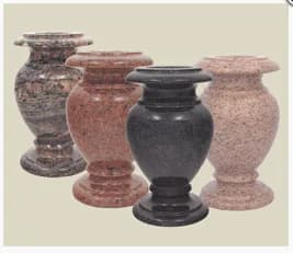 Vases granite memorial by Sadler & Son Monument Works, VA 07