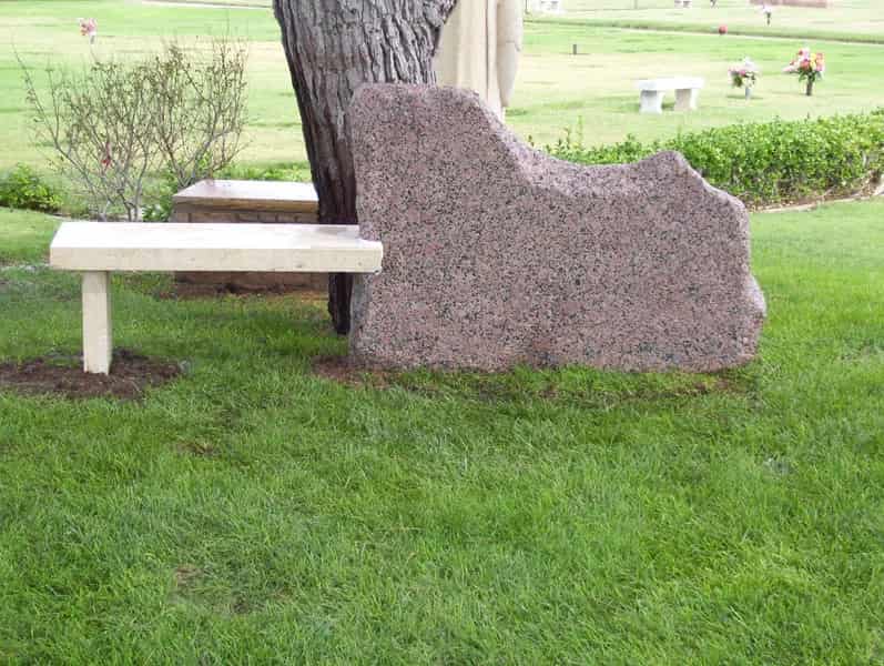 Custom granite memorial by Sadler & Son Monument Works, CM 02